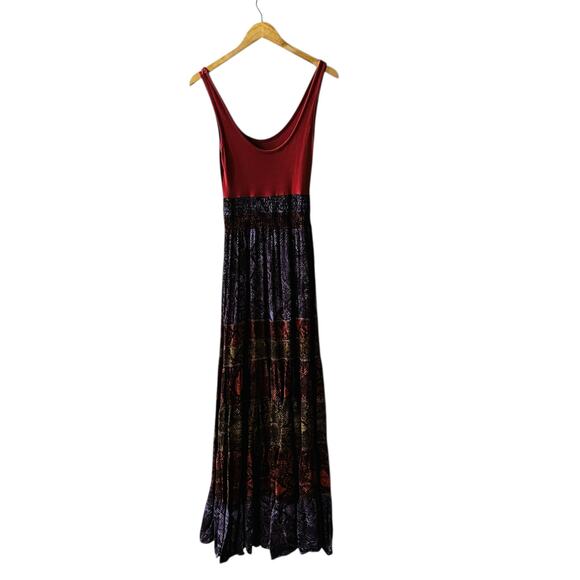 Anthropologie Colima Snake Print Sleeveless Maxi Dress Size S Small Multi - Picture 3 of 7